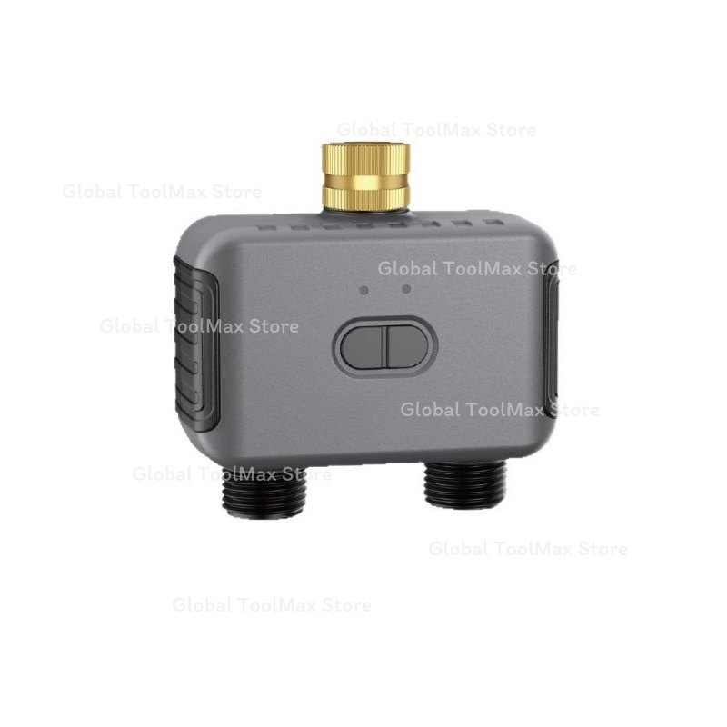 Timer Dual Outlet - Bluetooth Smart 2-Wege-Bewässerungsventil-Timer mit App-Fernsteuerung und
