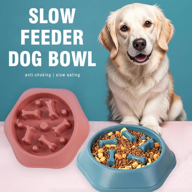 Royal Canin Food Medium - 1 Stück Slow-Feeder Hundenapf Anti-Verschlucken Welpen-Fressnapf