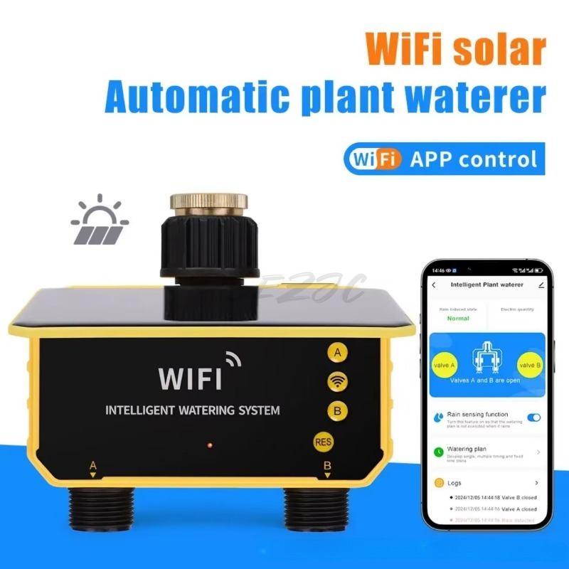 WLAN-Solar-Bewässerungsventil- – Timer Dual Outlet Bewertung und Preis