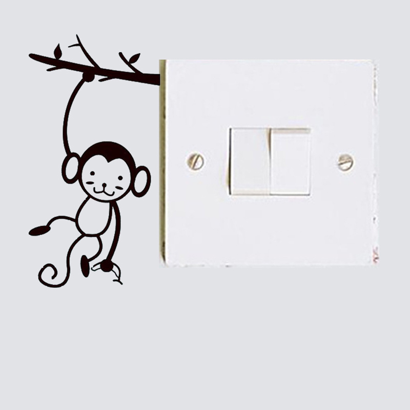 Schwarz Nette Affe Hängen Baum – Pvc Panel Background Bewertung und Preis